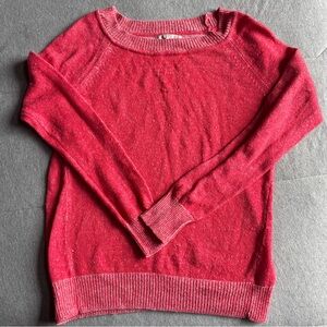 Red‎ Women's Gap Sweater Crewneck Wool Blend Size Medium